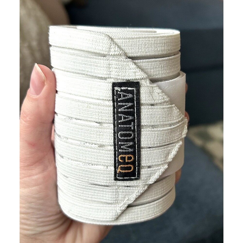 Anatomeq AirSupport Horse Polo Wraps Set- White-  Cool Breathable Dirt Resistant